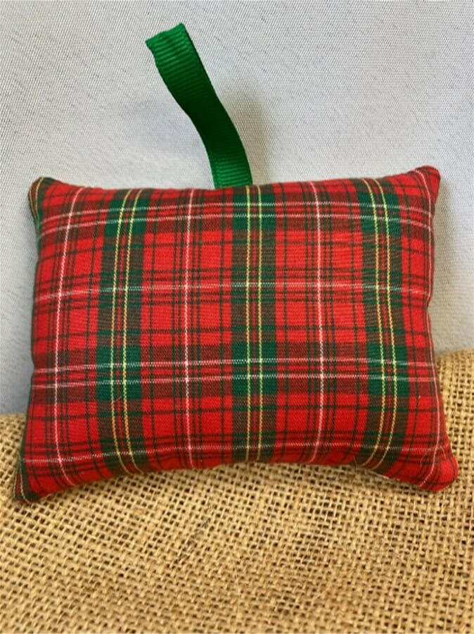 Bear and Sleigh Cross-Stitch Ornament - Image 3